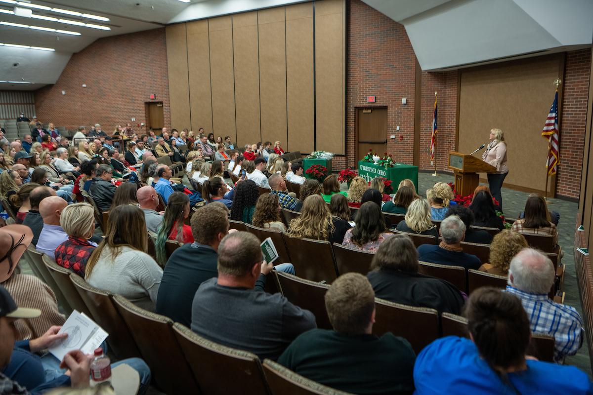 Image of crowd in auditorium